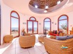 Serenity by the Sea San Felipe beachfront vacation rental - living room beach view